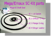 Emaux/Mega  SC pump parts