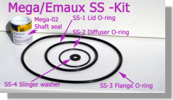 Emaux/Mega  SS pump parts